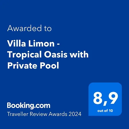 Limon - Tropical Oasis With Private Pool Villa Javea